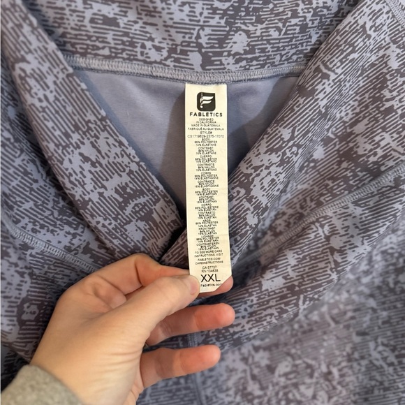 FABLETICS Define PowerHold Purple High Waisted 7/8 Leggings Size XXL - Picture 7 of 7